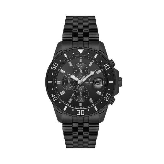 Montre Homme Noire 45 mm –...