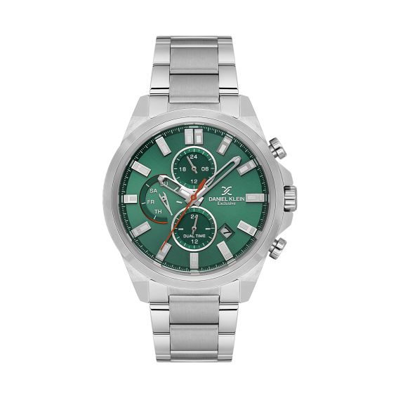 Men's Silver Watch 44mm –...