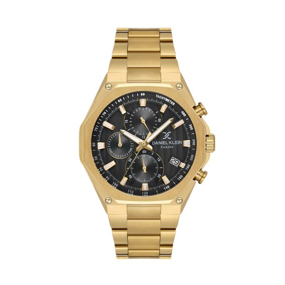 Montre Homme Dorée 45 mm –...