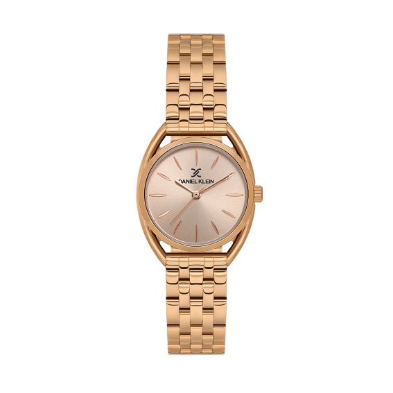 Daniel Klein Montre femme acier inoxydable rose gold 28 mm – Étanche 3 ATM