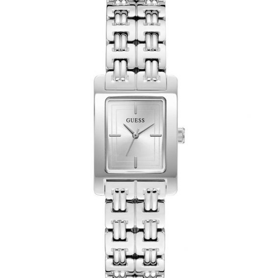 Guess GUESS Women's Watch GW1026L1 – Silver Steel & Rectangular Design