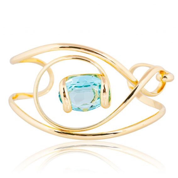 Andrea Marazzini Andrea Marazzini Oval Light Turquoise Swarovski Bracelet