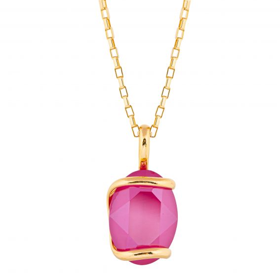 Andrea Marazzini Collier Andrea Marazzini Ovale Ciclamin Swarovski