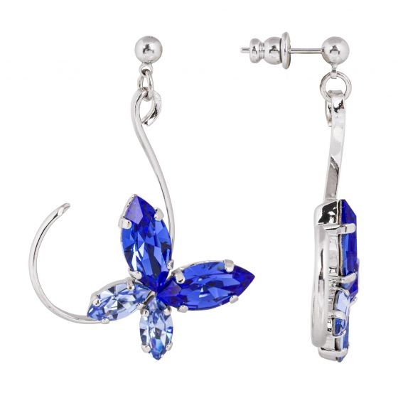 Andrea Marazzini Andrea Marazzini Shuttle Sapphire Butterfly Swarovski Earrings