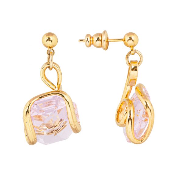 Andrea Marazzini Andrea Marazzini Octagon Rosa Swarovski Earrings