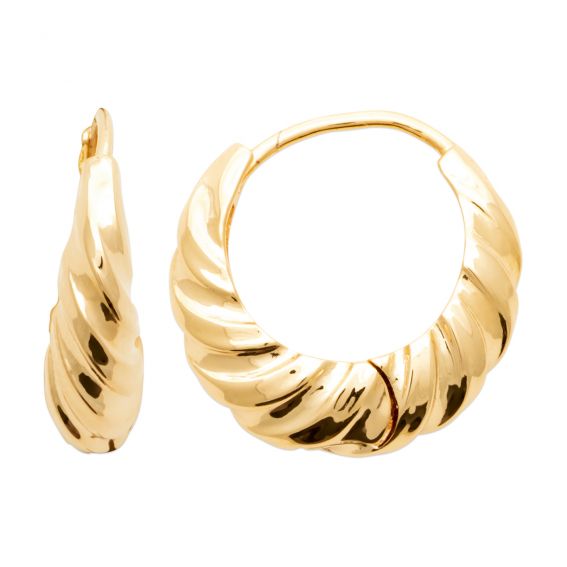 18mm twisted hoop earrings...