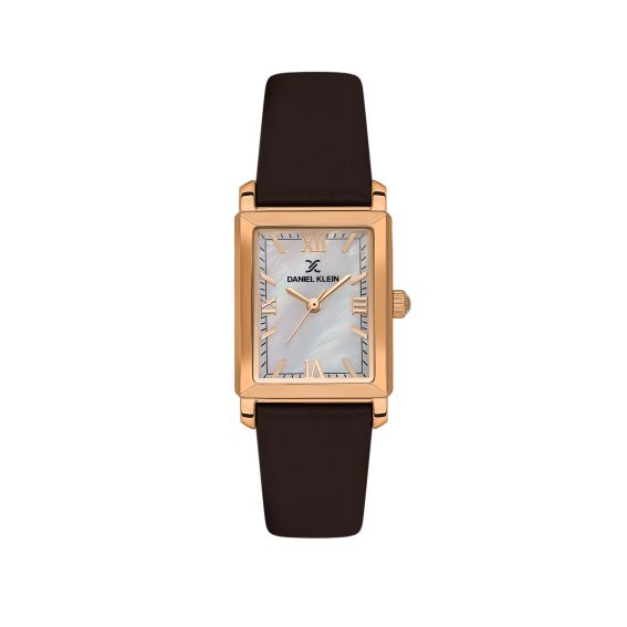 Daniel Klein Daniel Klein Women's Watch DK.1.14169-6 Rose Gold with Leather Strap