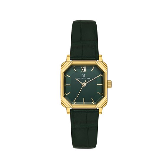 Daniel Klein copy of Daniel Klein Women's Watch DK.1.14154-4 Gold with Leather Strap