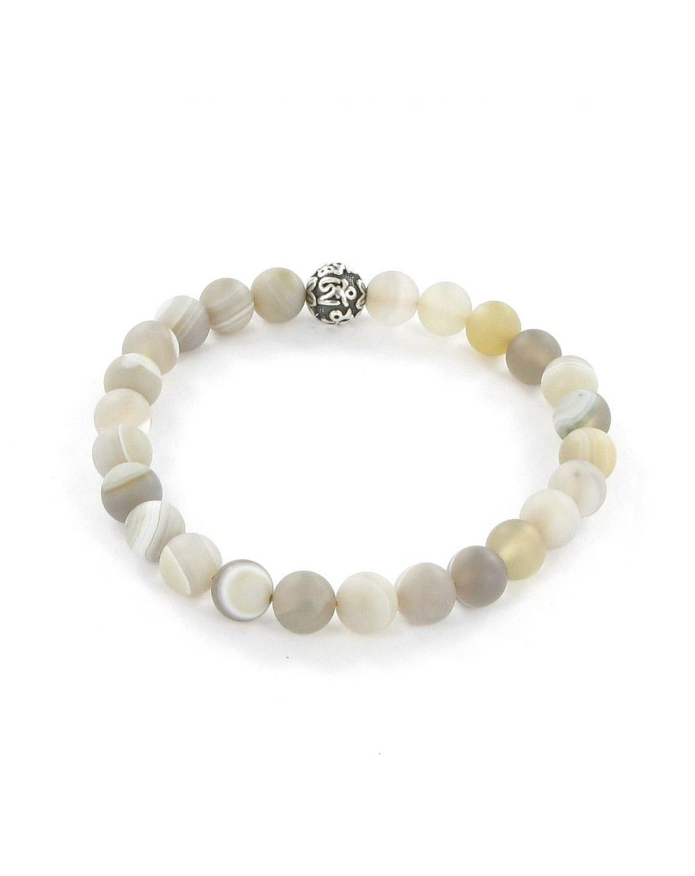 Göshö - [Purity / Peace] White Agaat - Armband Gosho