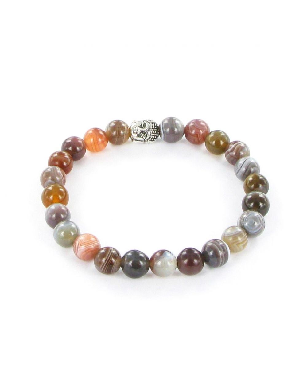 Göshö - [Fight against addictions] Agate Botswana - Bracelet