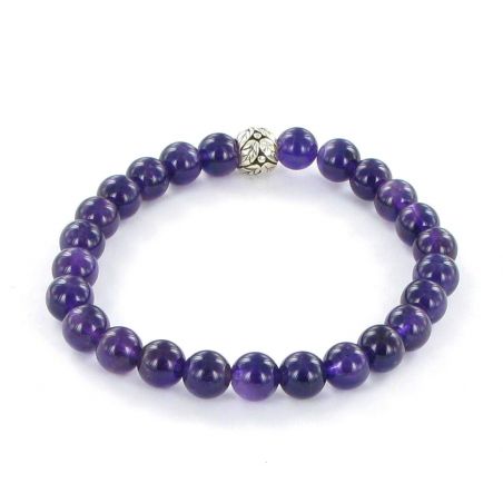 Bracelet Göshö [Sommeil] Amethyste - Pierres naturelles