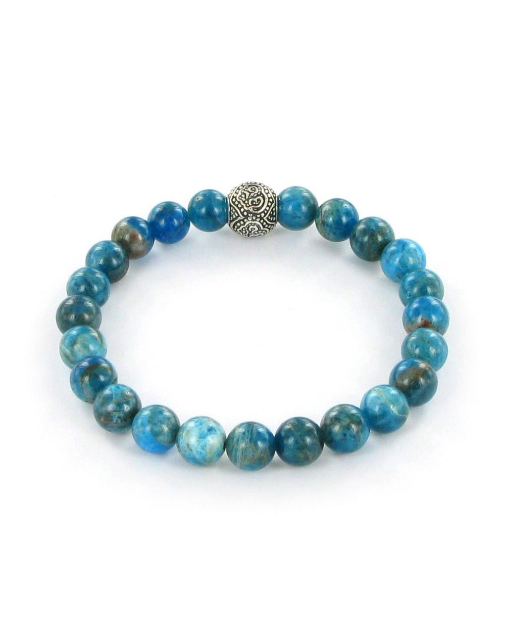 Bracelet Göshö [Extraversion] Apatite bleu - Pierres naturelles