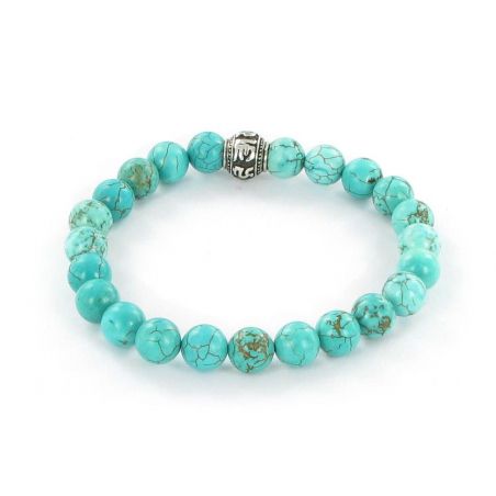 Göshö - [Afslanken] briljante turquoise Howolite - Armband Gosho