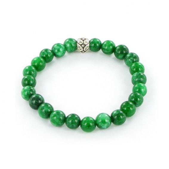 Bracelet Göshö [Honnêteté] Jade vert - Pierres naturelles