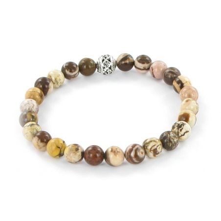 Bracelet Göshö [Fatigue] Jaspe zébré - Bracelets en pierres naturelles