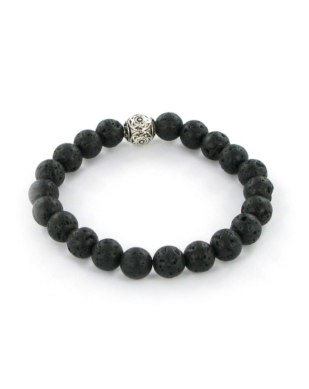 Bracelet Göshö [Emotions] Lave noir - Bracelets en pierres naturelles