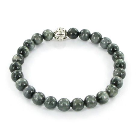 Bracelet Göshö [Volonté] Oeil de faucon - Pierres naturelles