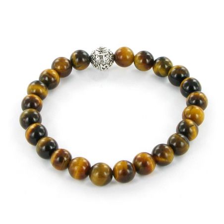 Bracelet Göshö [Chance] Oeil du tigre - Pierres naturelles
