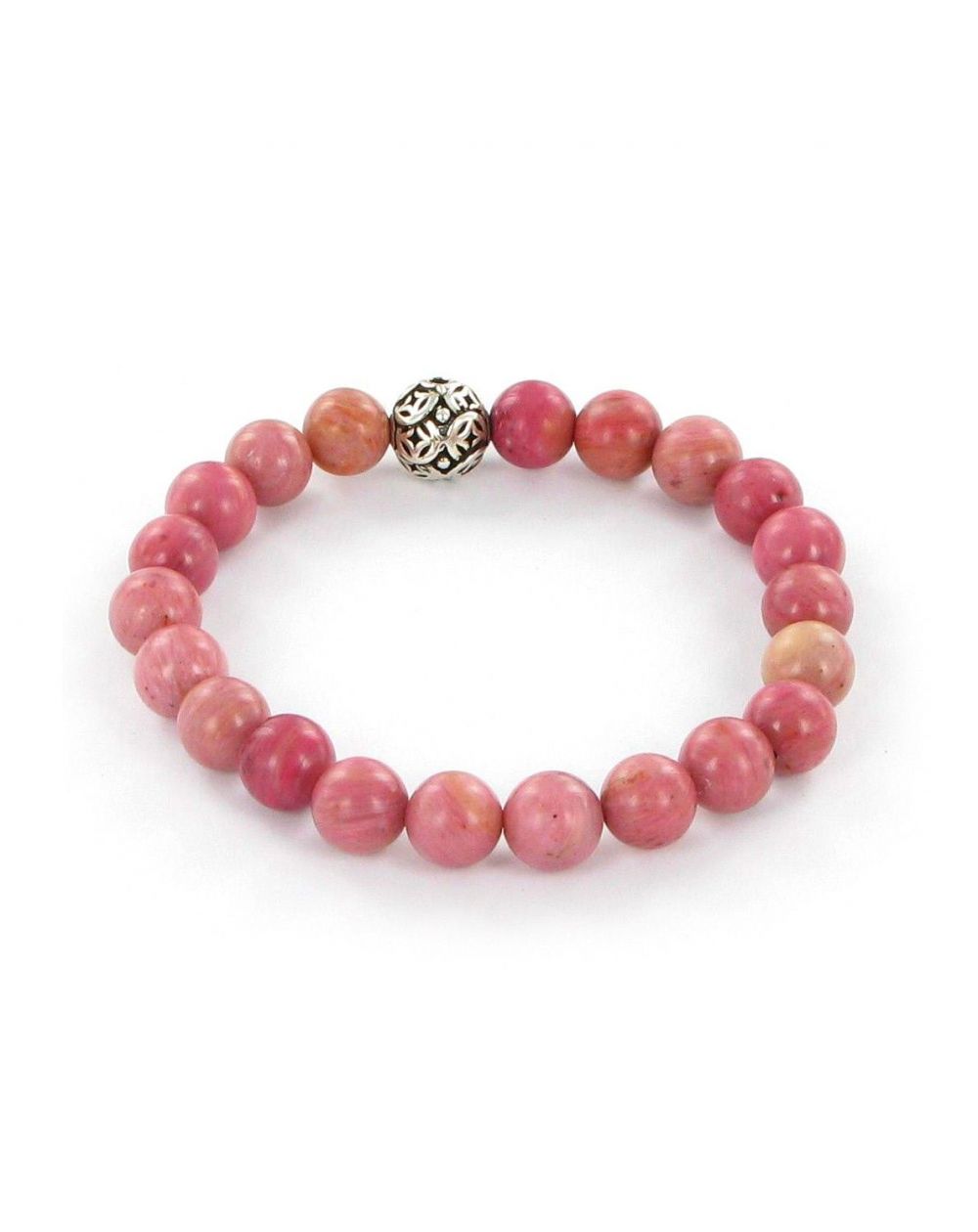 Bracelet Göshö [Amour/Couple] Rhodonite - Pierres naturelles