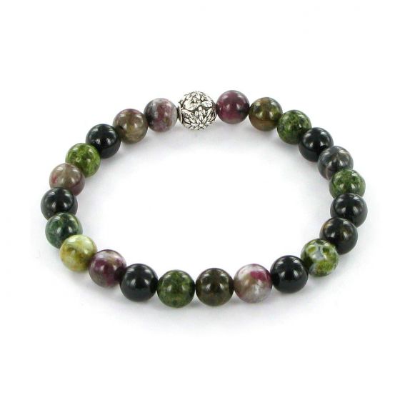 Bracelet Göshö [Amitié] Tourmaline mixte - Bracelets en Pierres naturelles