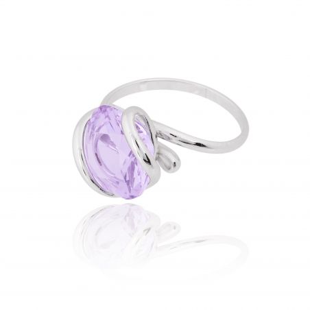 Andrea Marazzini bijoux - Bague cristal Swarovski lila