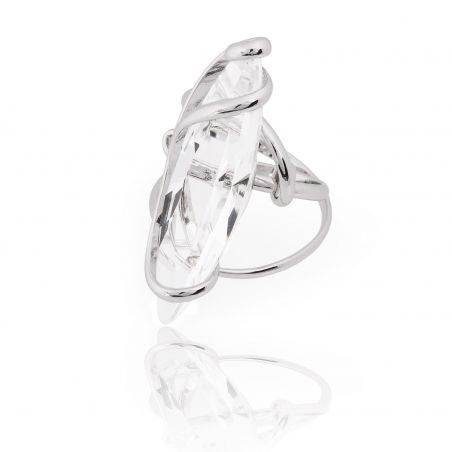Marazzini - Swarovski crystal shuttle ring