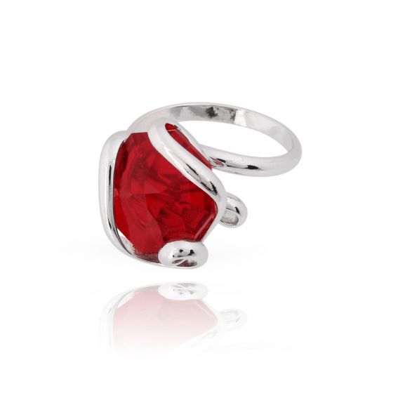 Marazzini - rode kristal ring siam Swarovski