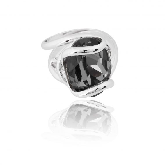 Andrea Marazzini bijoux - Bague cristal Swarovski silver night