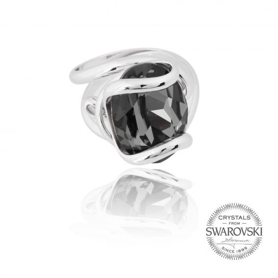 Marazzini - Swarovski zilveren nacht ring