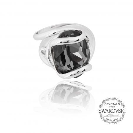 Marazzini - Swarovski silver night ring