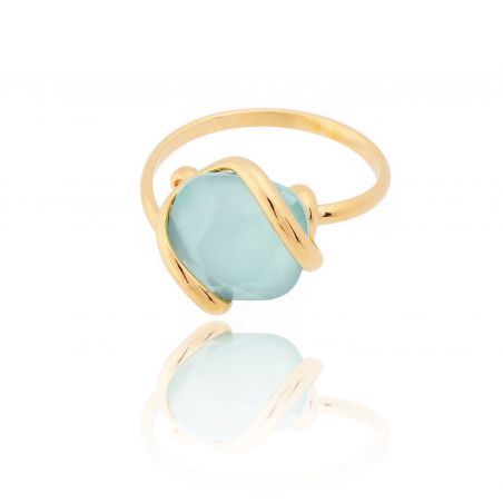 Marazzini - ovale ring kristallen Swarovski munt