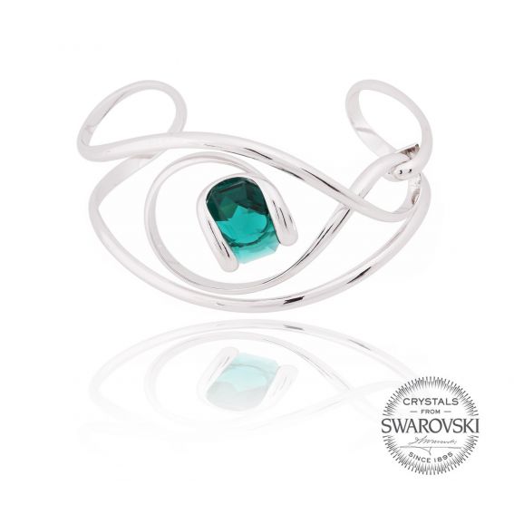 Andrea Marazzini bijoux - Bracelet cristal Swarovski émeraude