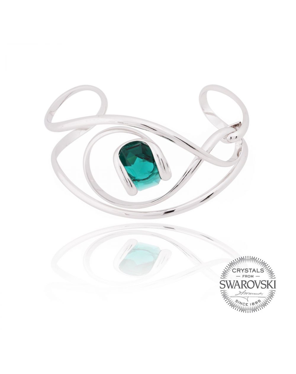 Andrea Marazzini bijoux - Bracelet cristal Swarovski émeraude