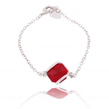 Marazzini - Armband Swarovski rood siam