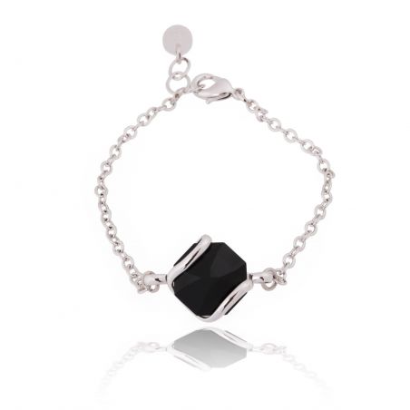 Andrea Marazzini bijoux - Bracelet cristal Swarovski noir