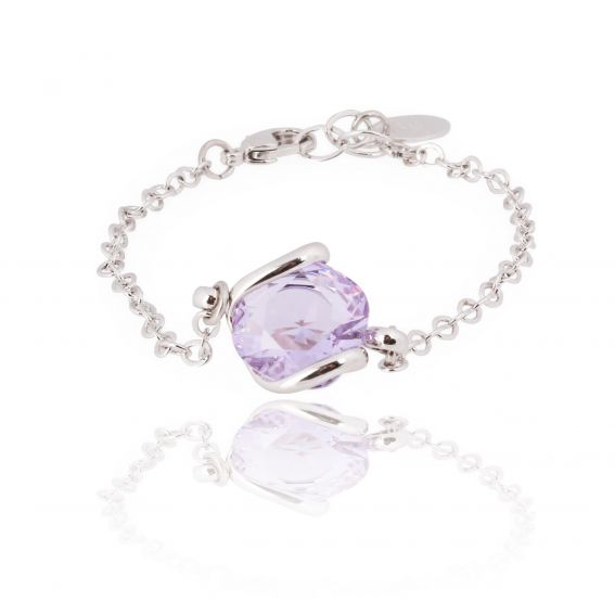 Andrea Marazzini bijoux - Bracelet cristal Swarovski lila