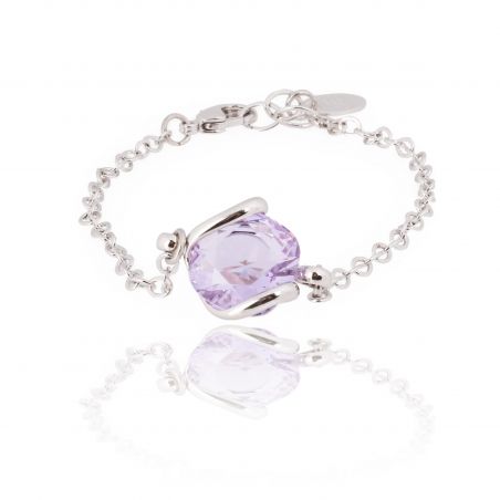 Andrea Marazzini bijoux - Bracelet cristal Swarovski lila