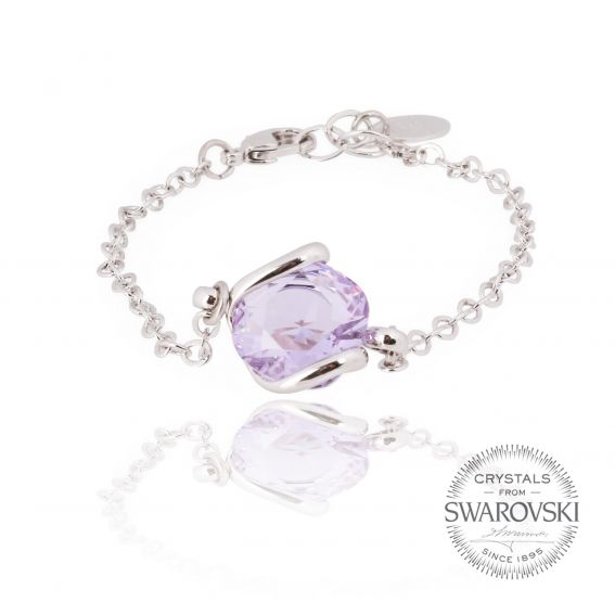 Andrea Marazzini bijoux - Bracelet cristal Swarovski lila