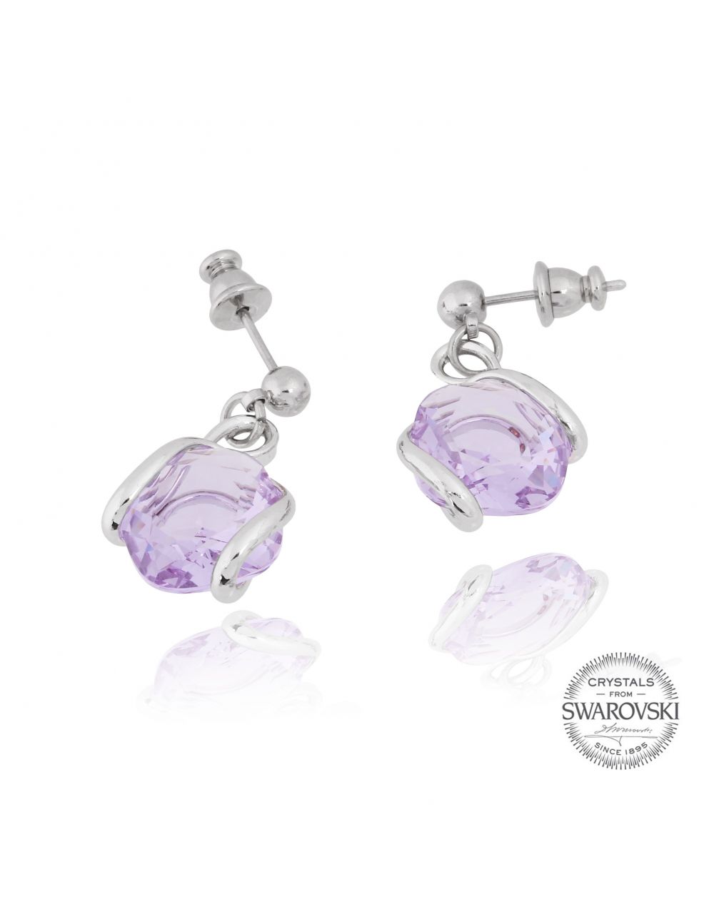 Marazzini - Earrings Swarovski lila