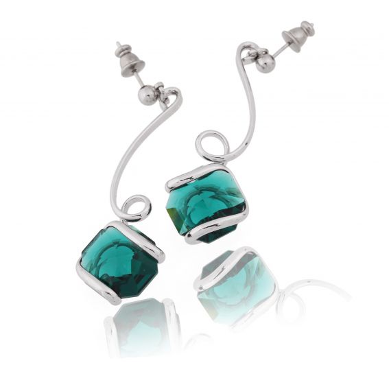 Marazzini - Earrings Swarovski crystal emerald