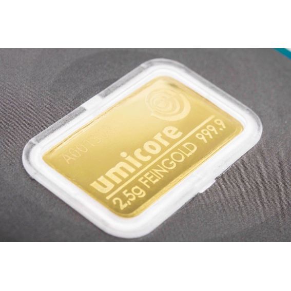 Lingot d'or 2,5 grammes - Acheter en ligne un lingot d'or de 2,5 gr