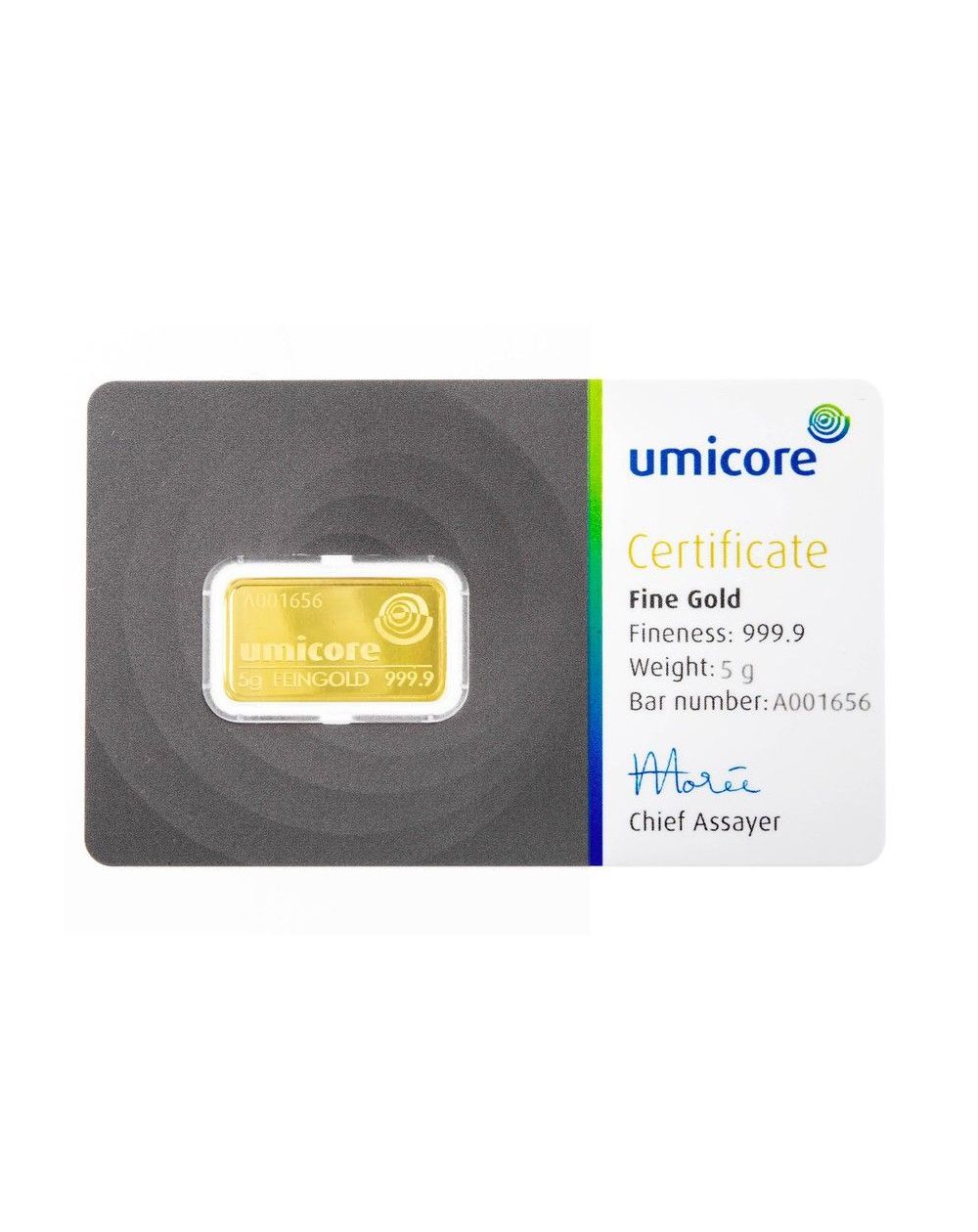 Goudstaaf 5 gram - Koop online een 5 gram goudstaaf
