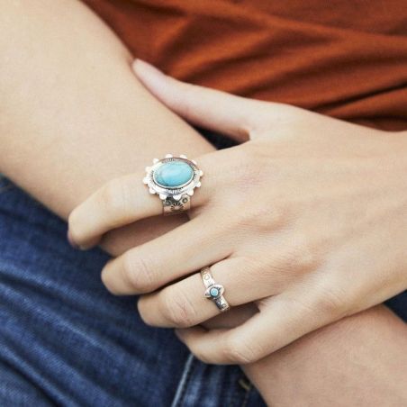 Bague Hipanema Rexana turquoise - Bijoux de la marque Hipanema
