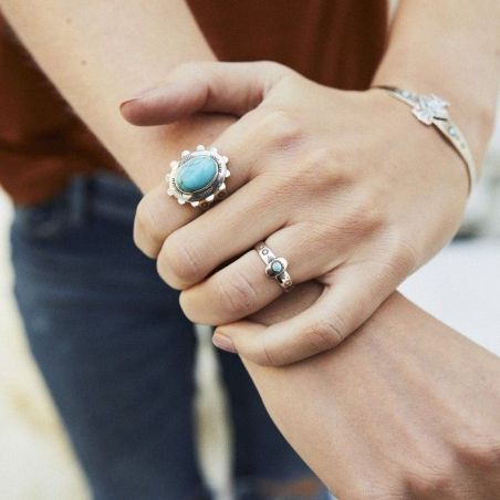 Bague Hipanema Rexana turquoise - Bijoux de la marque Hipanema