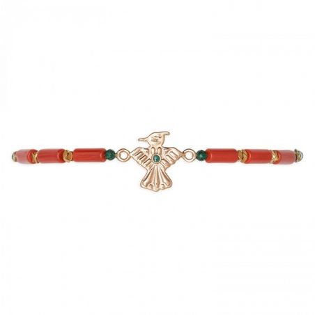 Bracelet Hipanema fin Leeah Terracotta - Bijoux de la marque Hipanema