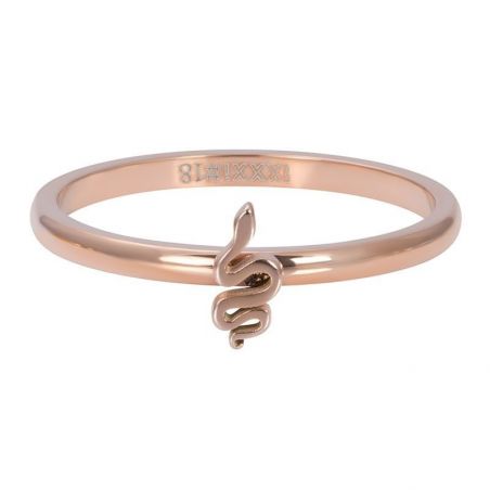 Solitaire zilver grijze natuursteen - Size 20