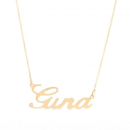 Zilveren naamketting