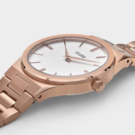 CLUSE - CW0101210001 - Vigoureux H-Link Rose gold Snow White/Rose Gold