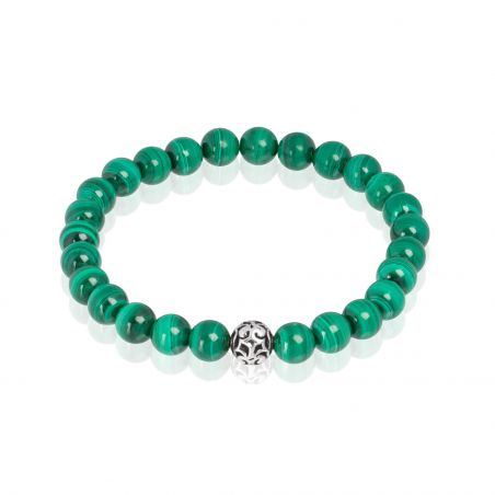 Bracelet Göshö [Confiance en soi] Malachite - Pierres naturelles