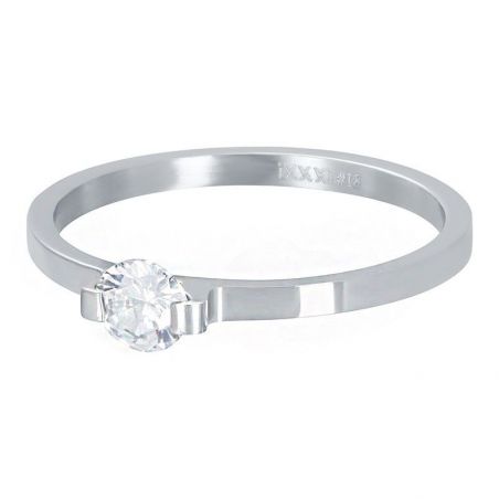 Solitaire golden iXXXi natural blue stone pailletté